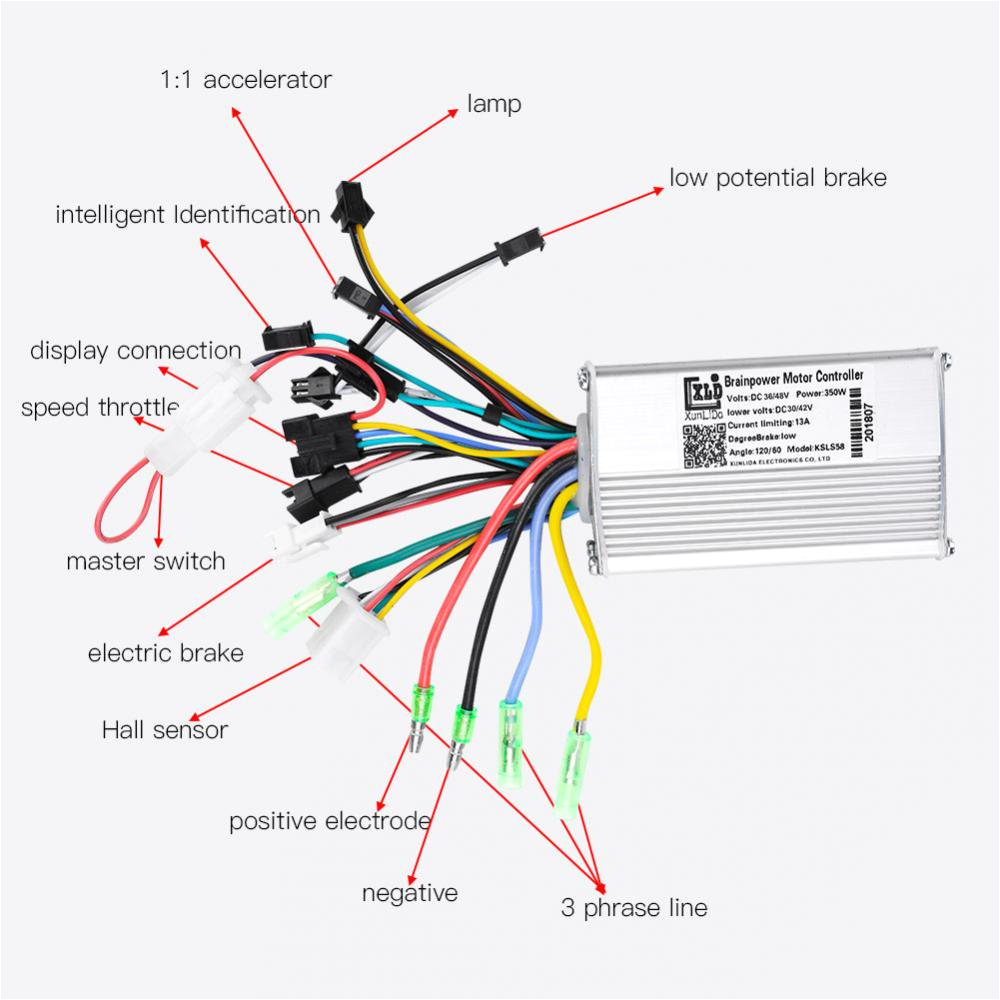 Brain Power Motor Controller Wiring Diagram Yosoo 24v 48v Waterproof Lcd Display Panel Electric Bicycle Scooter Brushless Controller Kit Scooter Motor Controller Motor Controller Brain Power Motor Controller Wiring Diagram Yosoo 24v 48v Waterproof Lcd Display Panel Electric Bicycle Scooter Brushless Controller Kit Scooter Motor Controller Motor Controller