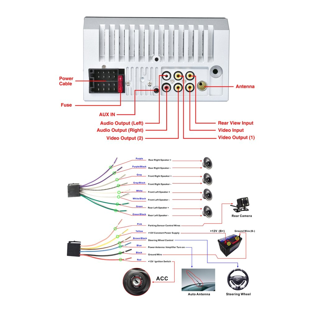 Car Mp5 Player 7012b Wiring Diagram 6 6 Inch Car Radio Player Stereo Mp5 Car Audio Bluetooth Usb Car Mp5 Player 7012b Wiring Diagram 6 6 Inch Car Radio Player Stereo Mp5 Car Audio Bluetooth Usb