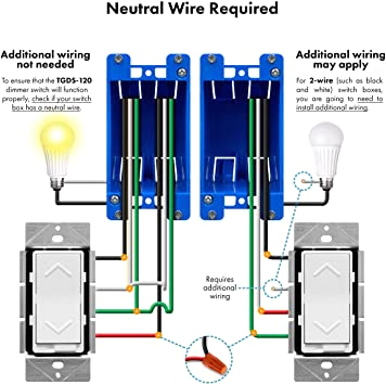 Caseta 3 Way Wiring Diagram topgreener Dimmer Switch 150w Dimmable Led Cfl 600w Incandescent and Halogen Neutral Wire Required 3 Way Switch Electrical 120vac Tgds 120 Caseta 3 Way Wiring Diagram topgreener Dimmer Switch 150w Dimmable Led Cfl 600w Incandescent and Halogen Neutral Wire Required 3 Way Switch Electrical 120vac Tgds 120
