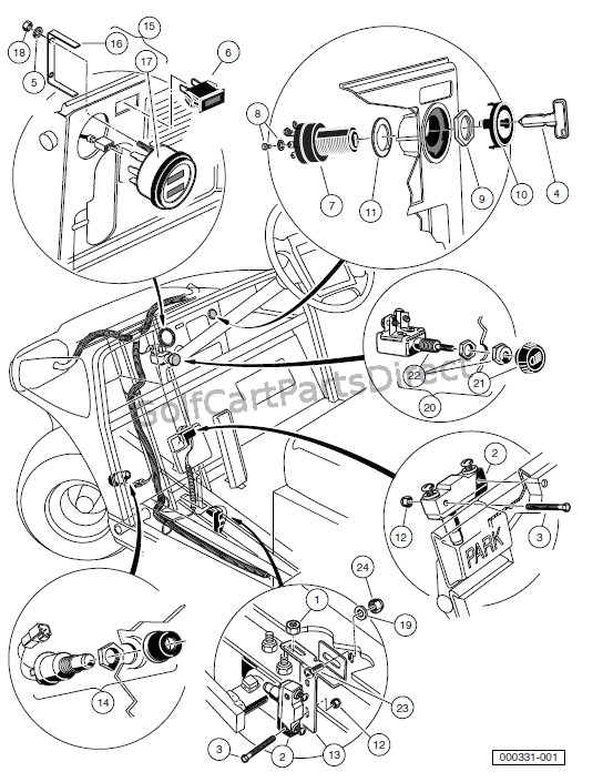 Club Car Carryall 6 Wiring Diagram 2000 2005 Carryall 1 2 6 by Club Car Golfcartpartsdirect Club Car Carryall 6 Wiring Diagram 2000 2005 Carryall 1 2 6 by Club Car Golfcartpartsdirect