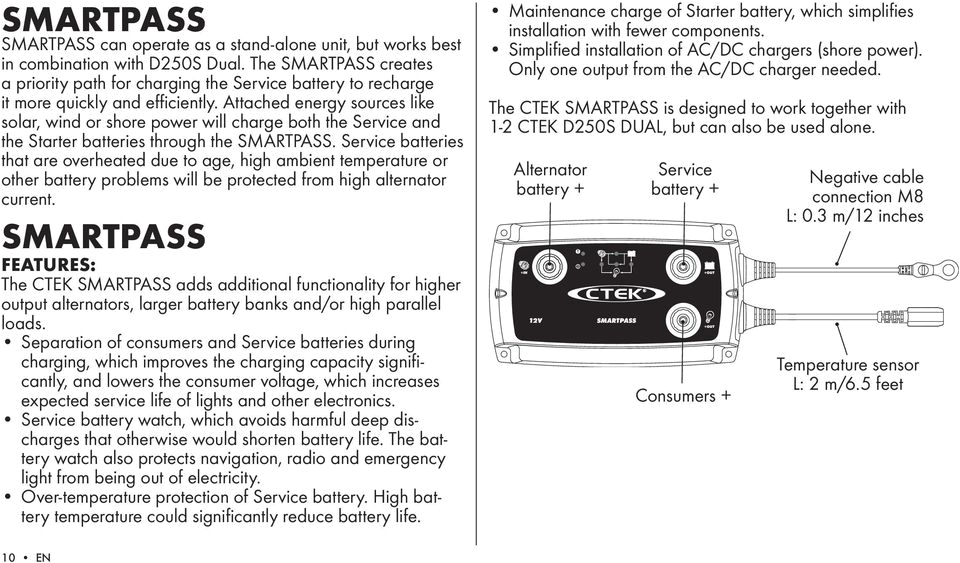 Ctek D250s Dual Wiring Diagram Manual Congratulations Important Safety Instructions Pdf