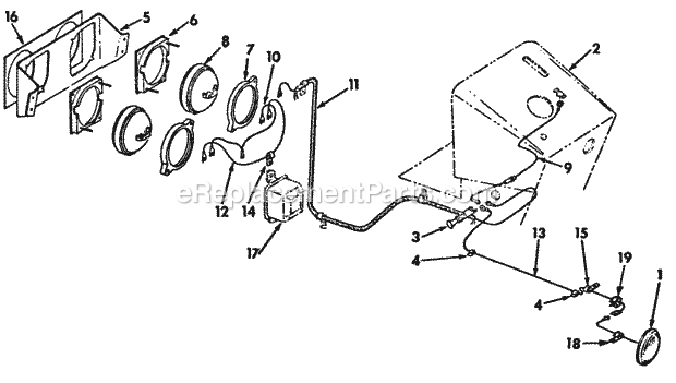 Cub Cadet 126 Wiring Diagram Cub Cadet Garden Tractor 126 Ereplacementparts Com