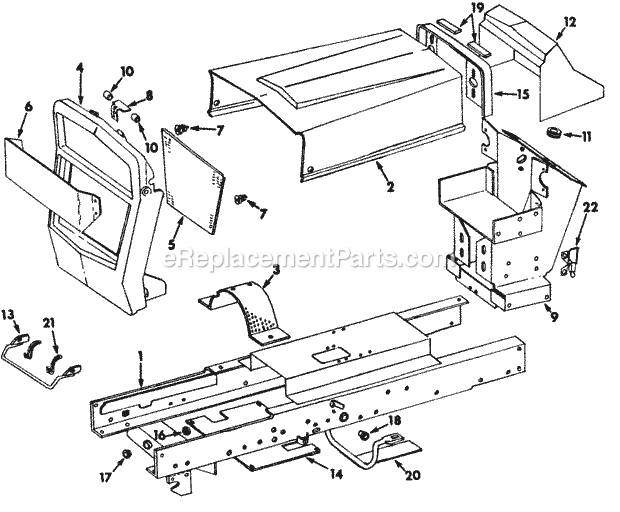 Cub Cadet 126 Wiring Diagram Cub Cadet Garden Tractor 126 Ereplacementparts Com