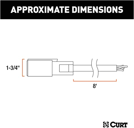 Curt 7 Pin Wiring Diagram Curt 56612 Cold Weather Replacement 7 Way Rv Blade Trailer Wiring with 40f to 221f Degree Rating Trailer Side 8 Foot Wires 7 Pin Trailer Wiring Curt 7 Pin Wiring Diagram Curt 56612 Cold Weather Replacement 7 Way Rv Blade Trailer Wiring with 40f to 221f Degree Rating Trailer Side 8 Foot Wires 7 Pin Trailer Wiring