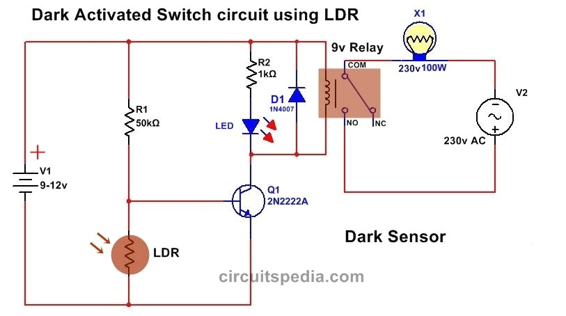 Day Night Sensor Wiring Diagram Fn 3344 Light Dark Switch Circuit with Relay Schematic Wiring Day Night Sensor Wiring Diagram Fn 3344 Light Dark Switch Circuit with Relay Schematic Wiring