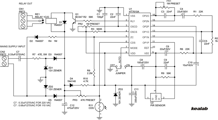 Day Night Sensor Wiring Diagram Pir Sensor Electronics Lab Day Night Sensor Wiring Diagram Pir Sensor Electronics Lab