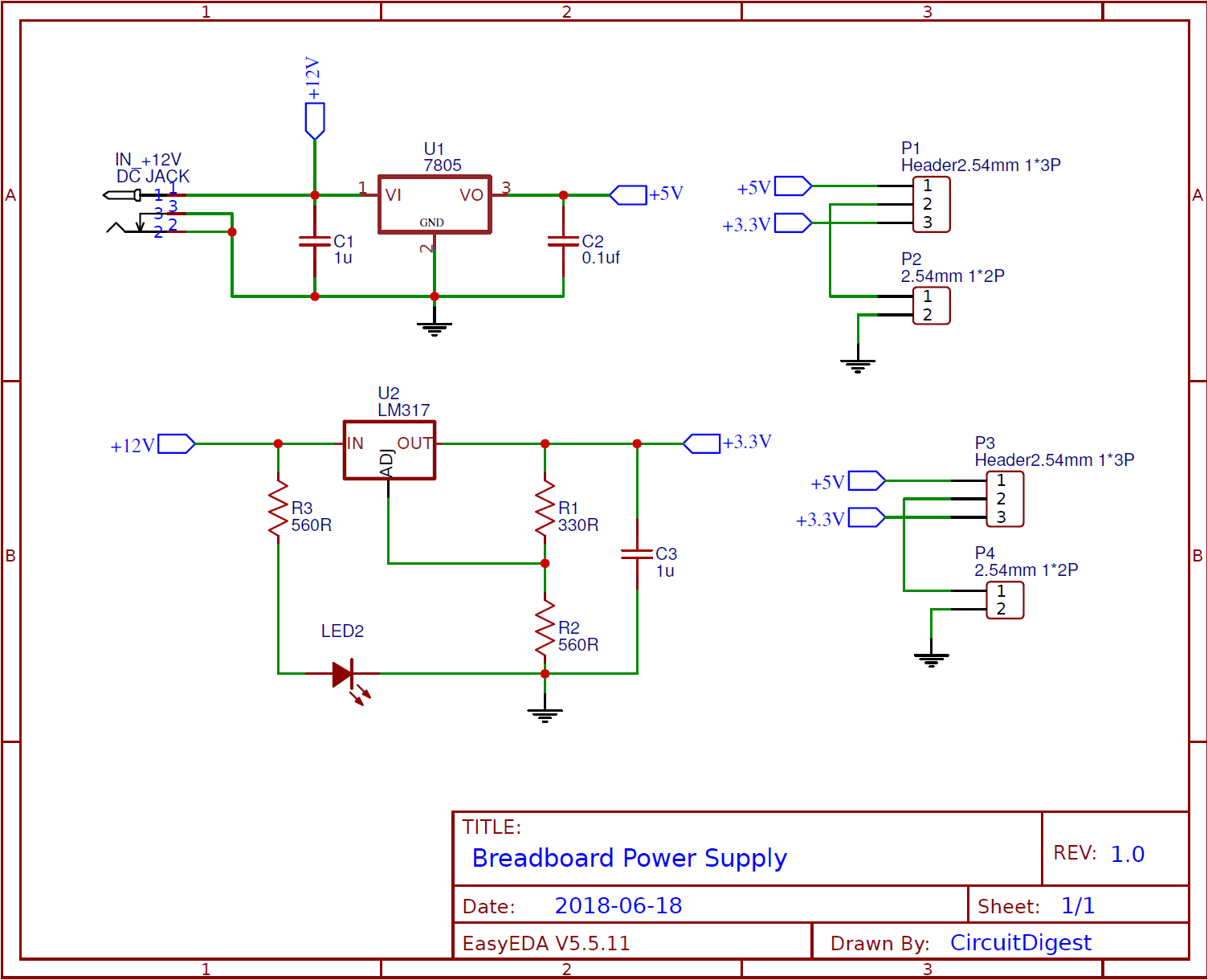Dc Power Supply Wiring Diagram Diy Breadboard Power Supply Circuit On Pcb Dc Power Supply Wiring Diagram Diy Breadboard Power Supply Circuit On Pcb
