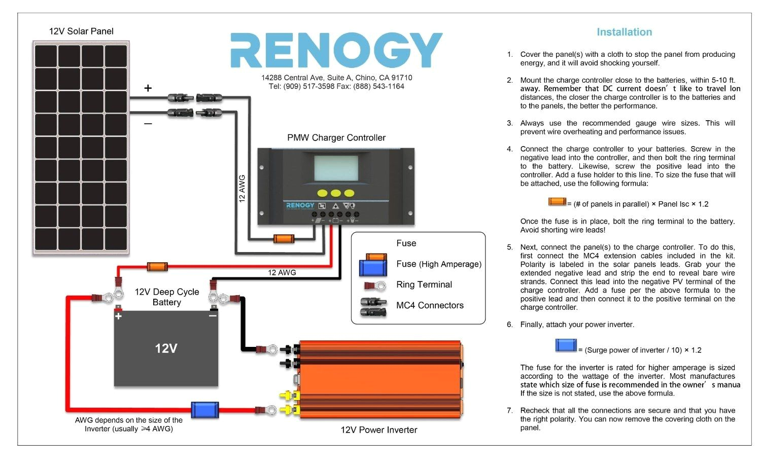 Deep Cycle Battery Wiring Diagram Diy solar Panel System Wiring Diagram Volovets Info Diy