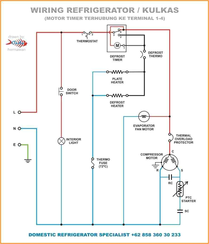 Defrost Control Board Wiring Diagram Refrigerator Defrost Timer Wiring Diagram Wiring Diagram New