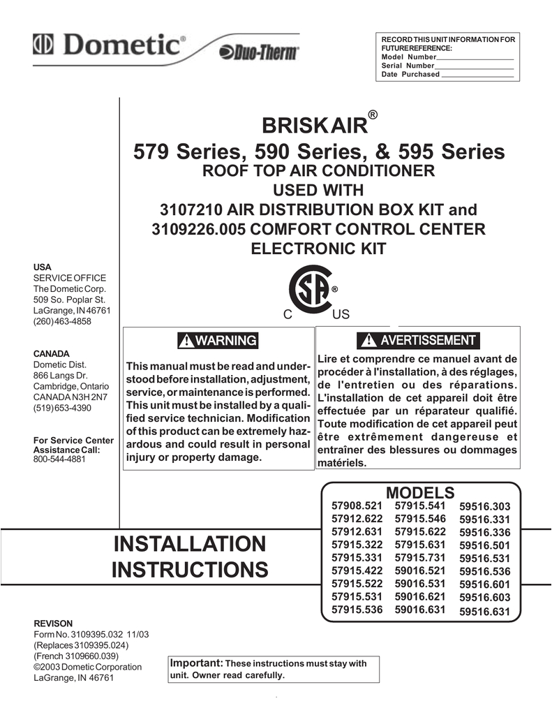 Dometic Penguin 2 Wiring Diagram Dometic 57915531 Air Conditioner Manualzz Dometic Penguin 2 Wiring Diagram Dometic 57915531 Air Conditioner Manualzz