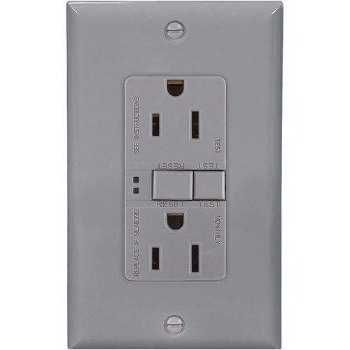 Eaton Gfci Outlet Wiring Diagram 15 Amp Duplex Gfci Receptacle Outlet W Arrowlink Connector Gray Eaton Gfci Outlet Wiring Diagram 15 Amp Duplex Gfci Receptacle Outlet W Arrowlink Connector Gray
