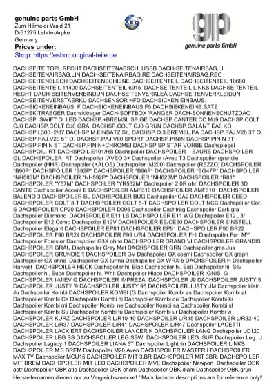 Edwards 270 Spo Wiring Diagram Genuine Parts Gmbh Prices Under Shop Https Eshop