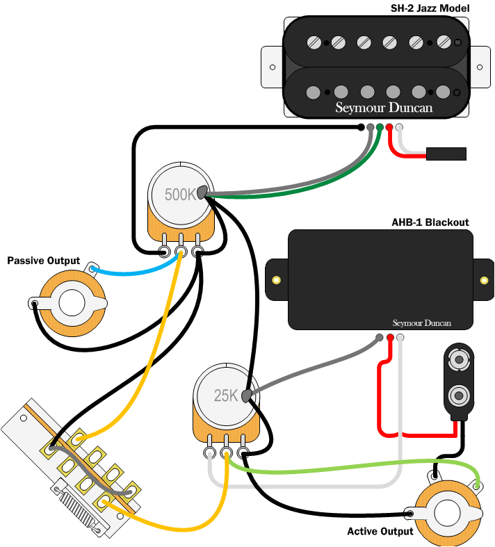 Emg Wiring Diagram 1 Volume Seymour Duncan Active and Passive In the Same Guitar Can Emg Wiring Diagram 1 Volume Seymour Duncan Active and Passive In the Same Guitar Can