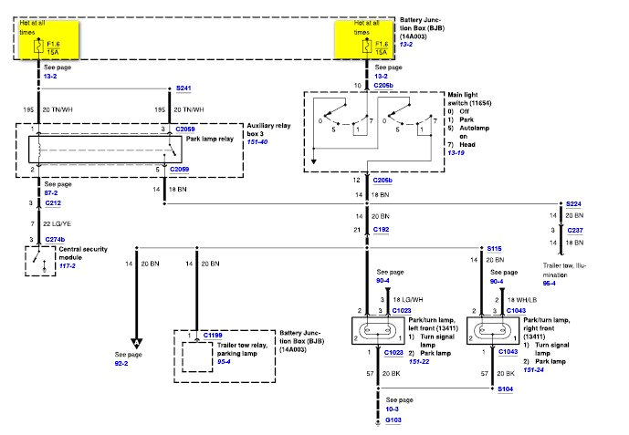 F150 Tail Light Wiring Diagram ford F 150 Lighting Diagram Wiring Diagram F150 Tail Light Wiring Diagram ford F 150 Lighting Diagram Wiring Diagram