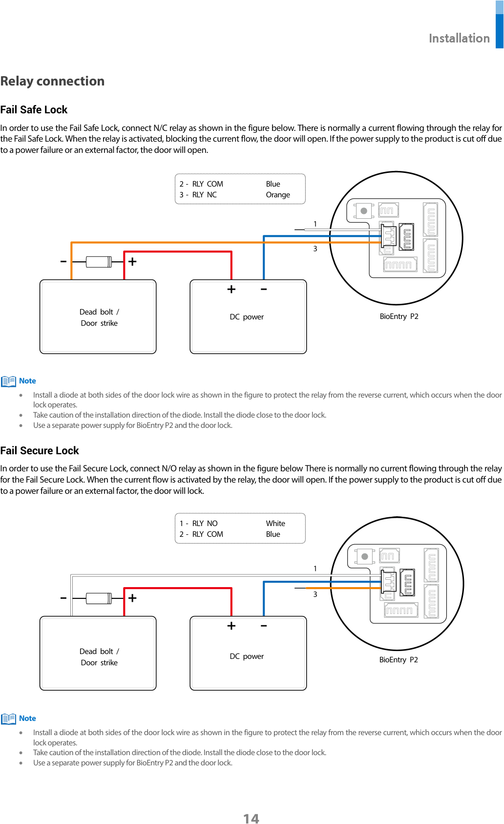 Fail Safe Relay Wiring Diagram Bep2 Od Bioentry P2 User Manual Suprema Fail Safe Relay Wiring Diagram Bep2 Od Bioentry P2 User Manual Suprema