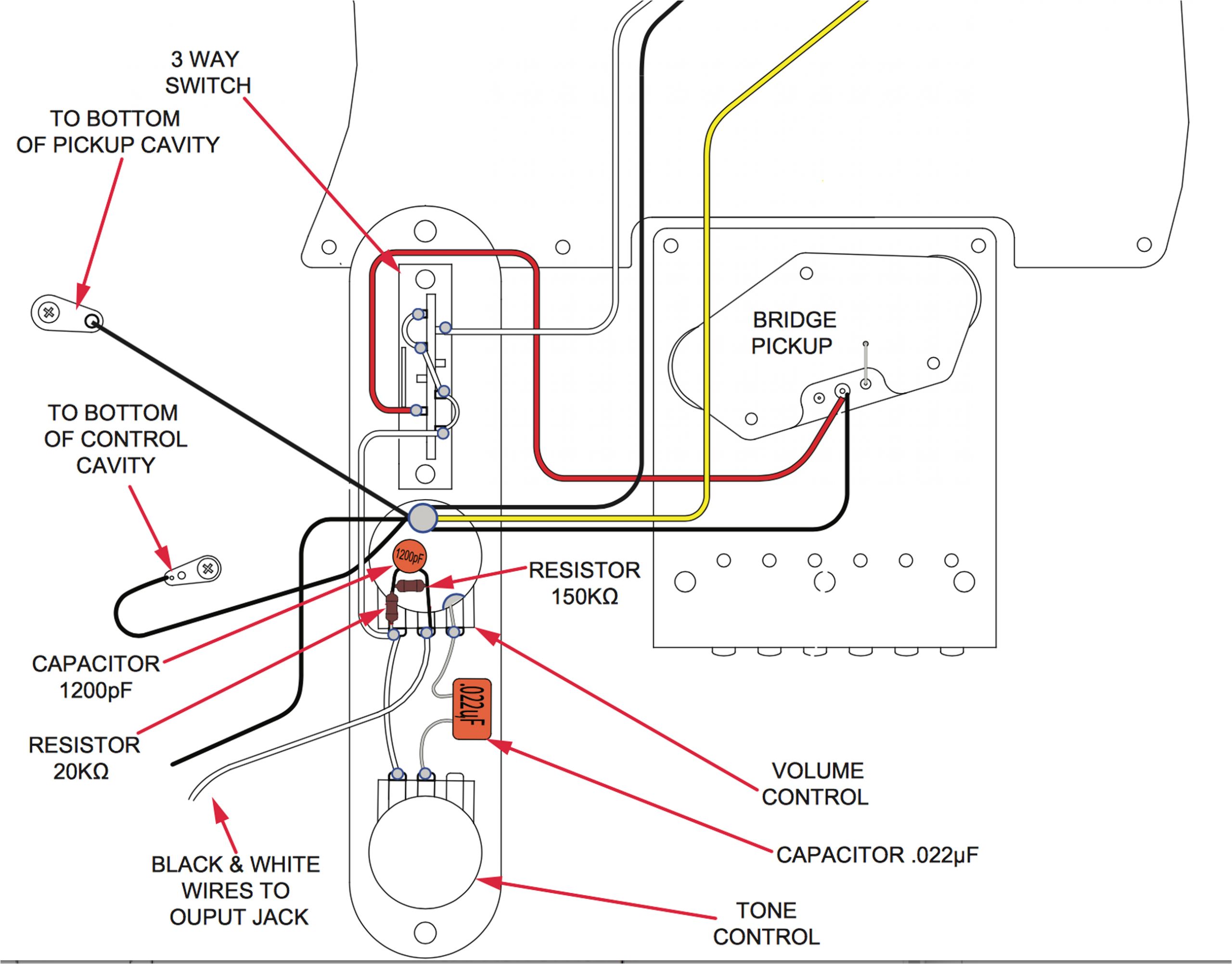 Fender Noiseless Telecaster Pickups Wiring Diagram How A Treble Bleed Circuit Can Affect Your tone Fender Noiseless Telecaster Pickups Wiring Diagram How A Treble Bleed Circuit Can Affect Your tone