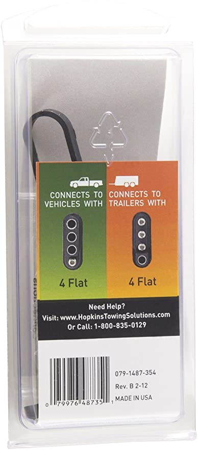 Flat Four Trailer Wiring Diagram Hopkins 48735 4 Wire Flat Weatherproof Replacement Dust Covers