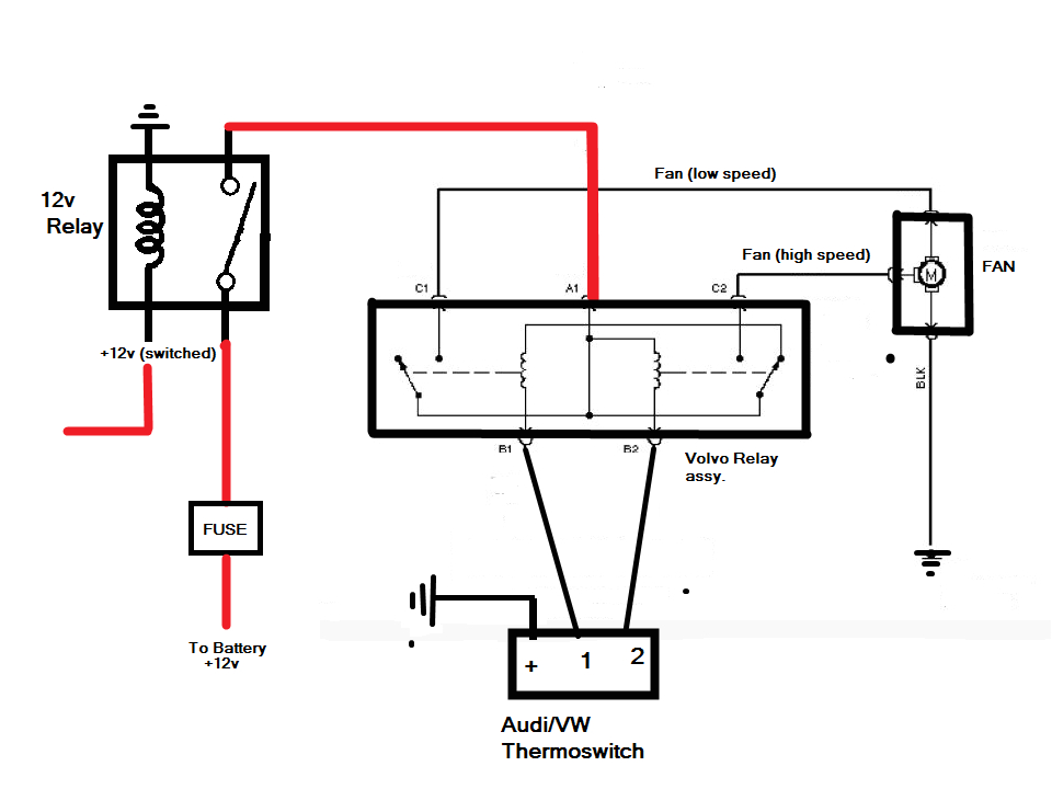 Ford Contour Fan Wiring Diagram Wiring the Taurus 2 Speed Fan Rx7club Com Mazda Rx7 forum