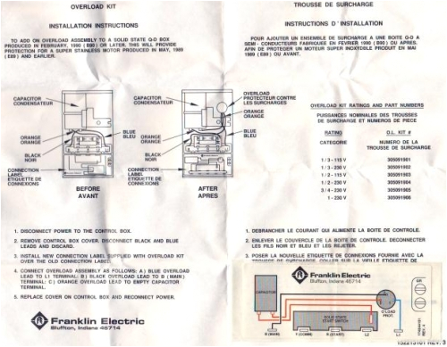 Franklin Well Pump Control Box Wiring Diagram Franklin Electric Overload Kit 1hp 230v Control Box Franklin Well Pump Control Box Wiring Diagram Franklin Electric Overload Kit 1hp 230v Control Box