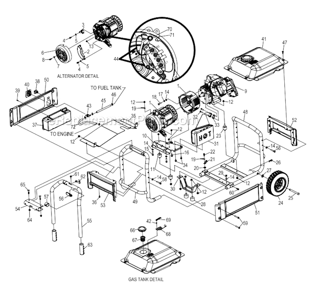Generac Portable Generator Wiring Diagram Generac Portable Generator 005778 0 Ereplacementparts Com Generac Portable Generator Wiring Diagram Generac Portable Generator 005778 0 Ereplacementparts Com
