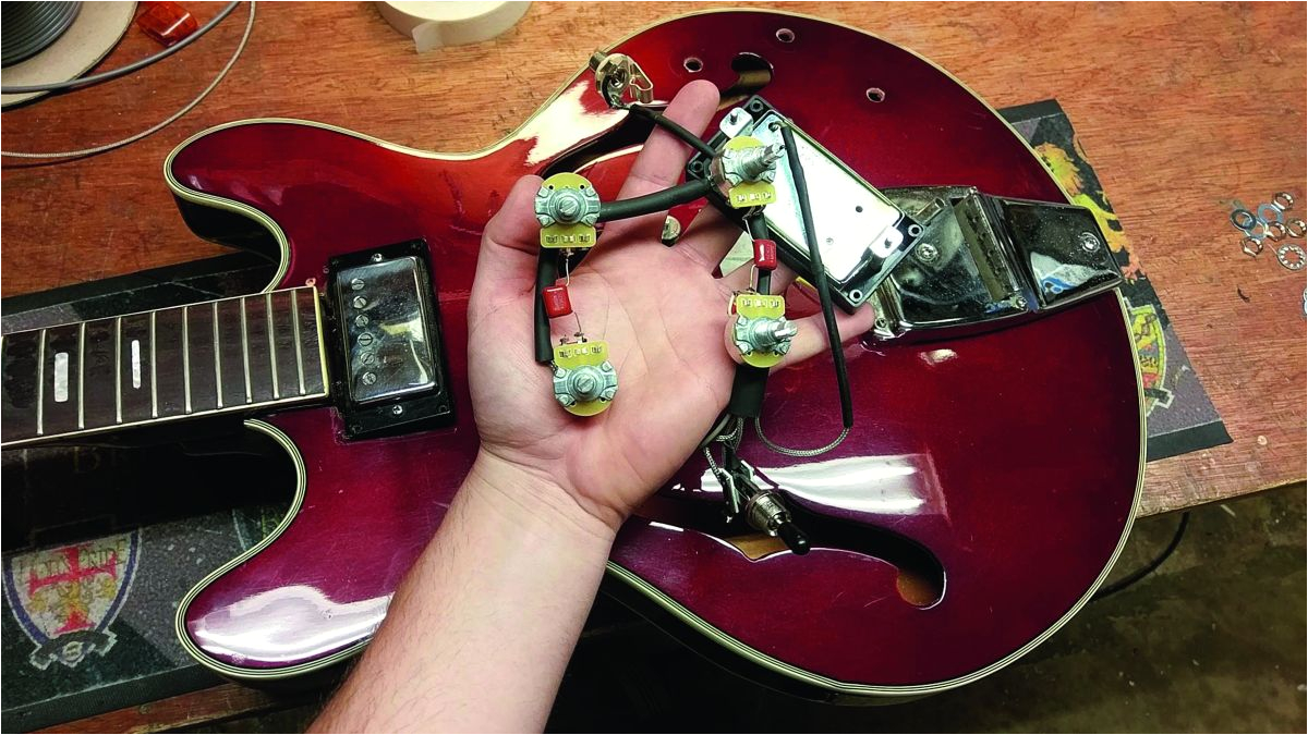 Gibson Wiring Diagram Les Paul How to Rewire A Hollowbody Guitar Musicradar Gibson Wiring Diagram Les Paul How to Rewire A Hollowbody Guitar Musicradar