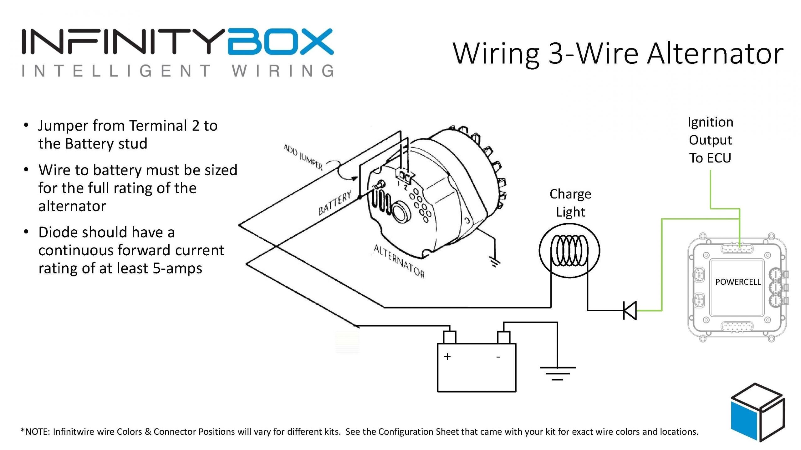 Gm 5 Wire Alternator Wiring Diagram ford Single Wire Alternator Wiring Diagram Blog Wiring Diagram