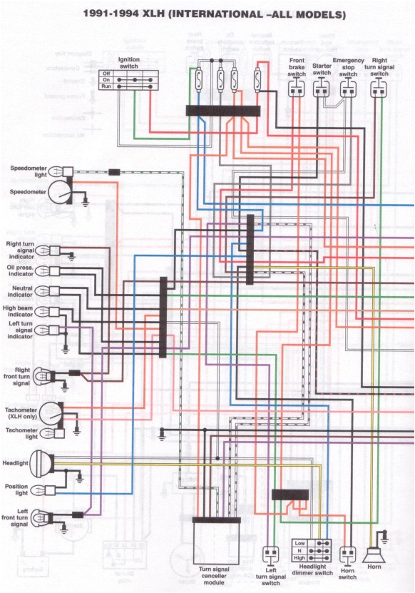 Harley Davidson Handlebar Switch Wiring Diagram Fr 7048 Harley Light Wiring Diagram 1990 Sportster Wiring