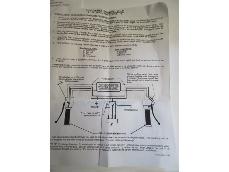 Harley Davidson Heated Grips Wiring Diagram Chrome Heated Grips Kit for 1 Bars Harley Davidson Chopper Bobber Usa Harley Davidson Heated Grips Wiring Diagram Chrome Heated Grips Kit for 1 Bars Harley Davidson Chopper Bobber Usa