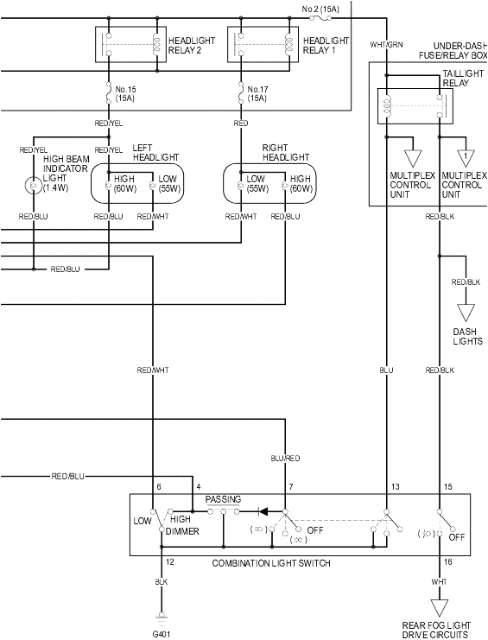 High Beam Low Beam Wiring Diagram 2001 Civic Lx with No Low Beam Headlights Honda Civic forum High Beam Low Beam Wiring Diagram 2001 Civic Lx with No Low Beam Headlights Honda Civic forum