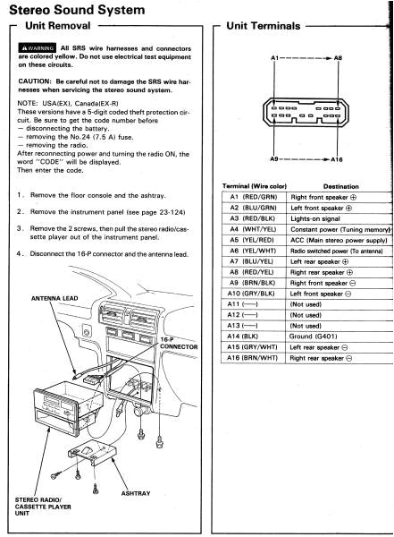 Honda Accord Radio Wiring Diagram 1994 Honda Accord Ex Wiring Diagrams Blog Wiring Diagram Honda Accord Radio Wiring Diagram 1994 Honda Accord Ex Wiring Diagrams Blog Wiring Diagram
