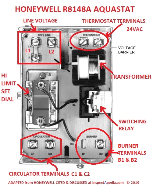 Honeywell Aquastat L6006c Wiring Diagram Aquastats Diagnosis Repair Setting Wiring Heating