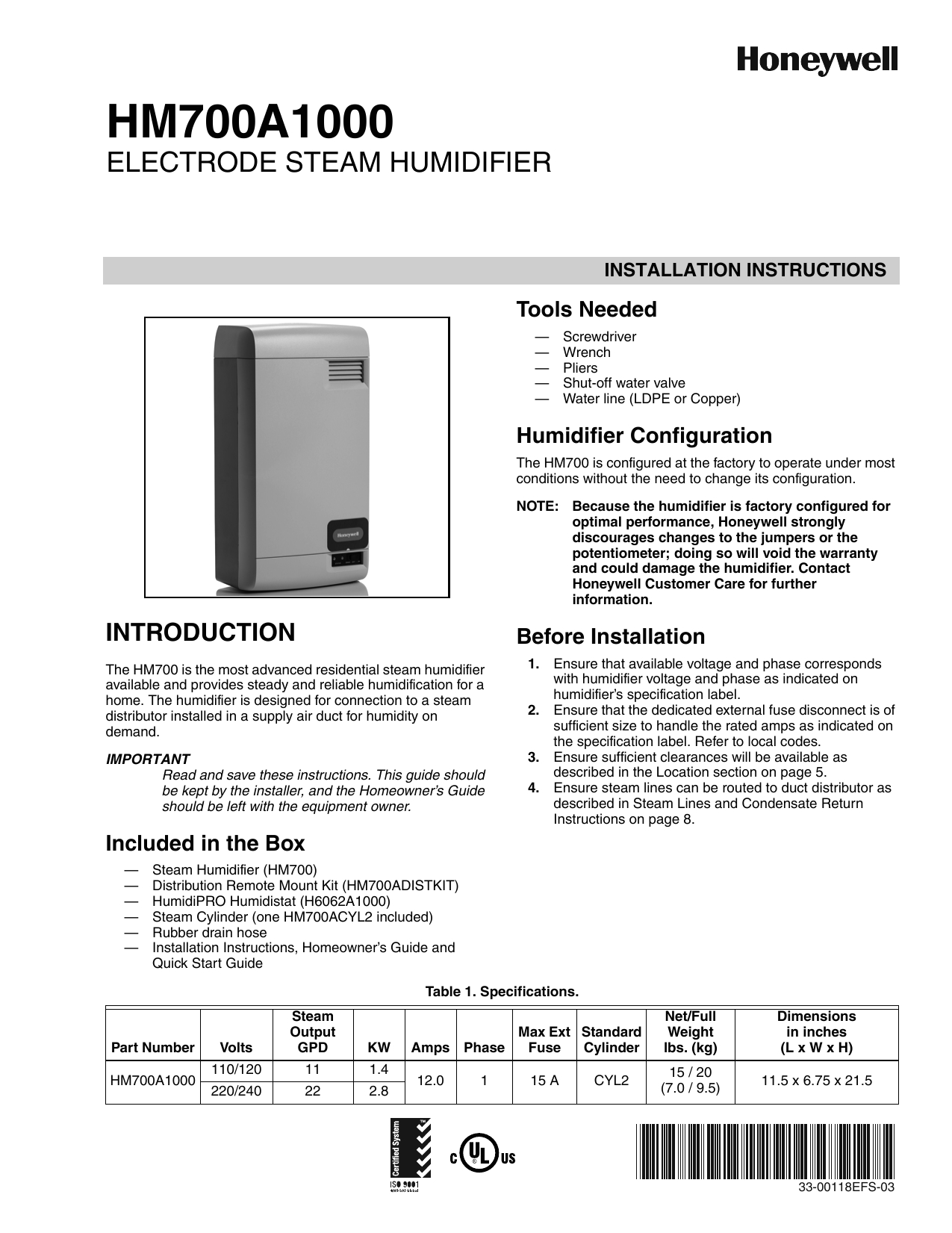 Honeywell Truesteam Humidifier Wiring Diagram Hm700a1000 Electrode Steam Humidifier Manualzz Honeywell Truesteam Humidifier Wiring Diagram Hm700a1000 Electrode Steam Humidifier Manualzz