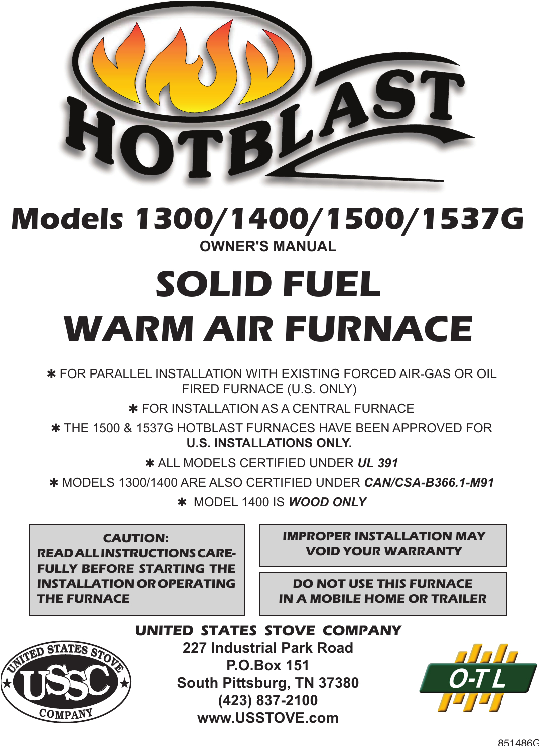 Hot Blast Wood Furnace Wiring Diagram United States Stove 1400 Users Manual Hot Blast Wood Furnace Wiring Diagram United States Stove 1400 Users Manual