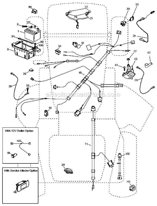 Husqvarna Lawn Tractor Wiring Diagram Husqvarna Riding Lawn Mower Yth26v54 Ereplacementparts Com Husqvarna Lawn Tractor Wiring Diagram Husqvarna Riding Lawn Mower Yth26v54 Ereplacementparts Com