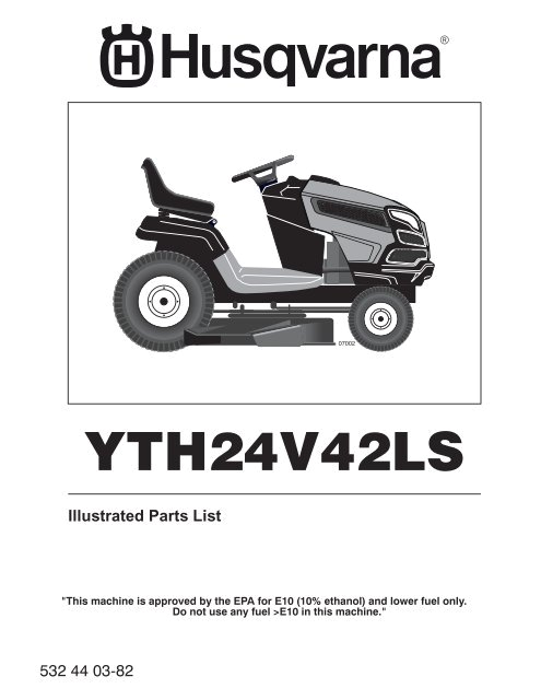 Husqvarna Lawn Tractor Wiring Diagram Ipl Yth24v42ls 2010 11 Tractors Ride Mowers Husqvarna Husqvarna Lawn Tractor Wiring Diagram Ipl Yth24v42ls 2010 11 Tractors Ride Mowers Husqvarna