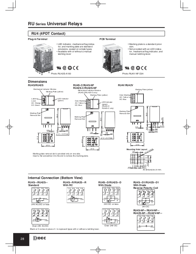 Idec Sy4s 05 Wiring Diagram Catalog Relay Idec Www Haophuong Com