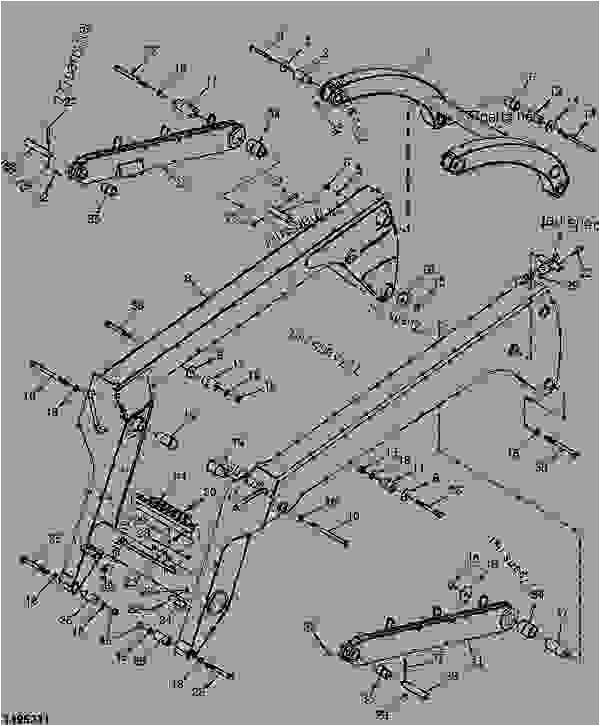 John Deere 270 Skid Steer Wiring Diagram Boom 260 Sn 460001 270 Sn 470001 Loader Skid