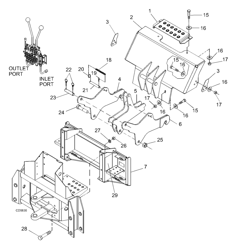 John Deere 270 Skid Steer Wiring Diagram Woods Bh9000 Backhoe Backhoe attachment Skid Steer Mounting