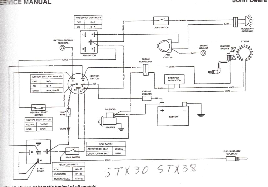 John Deere Lt166 Wiring Diagram Mn 7969 Deere Sabre Wiring Diagram John Deere Sabre Wiring