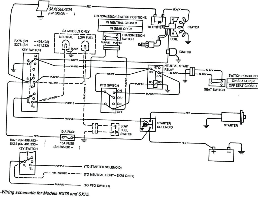 John Deere Sx75 Wiring Diagram Ac 9138 for 420 Garden Tractor Wiring Free Diagram