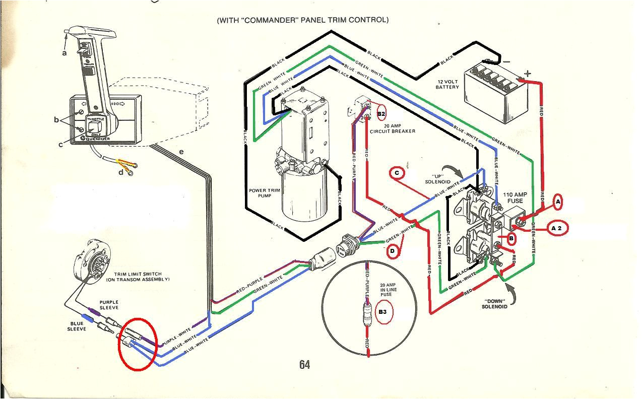 Johnson Trim Gauge Wiring Diagram Mercruiser Trim Motor Wiring Diagram Blog Wiring Diagram