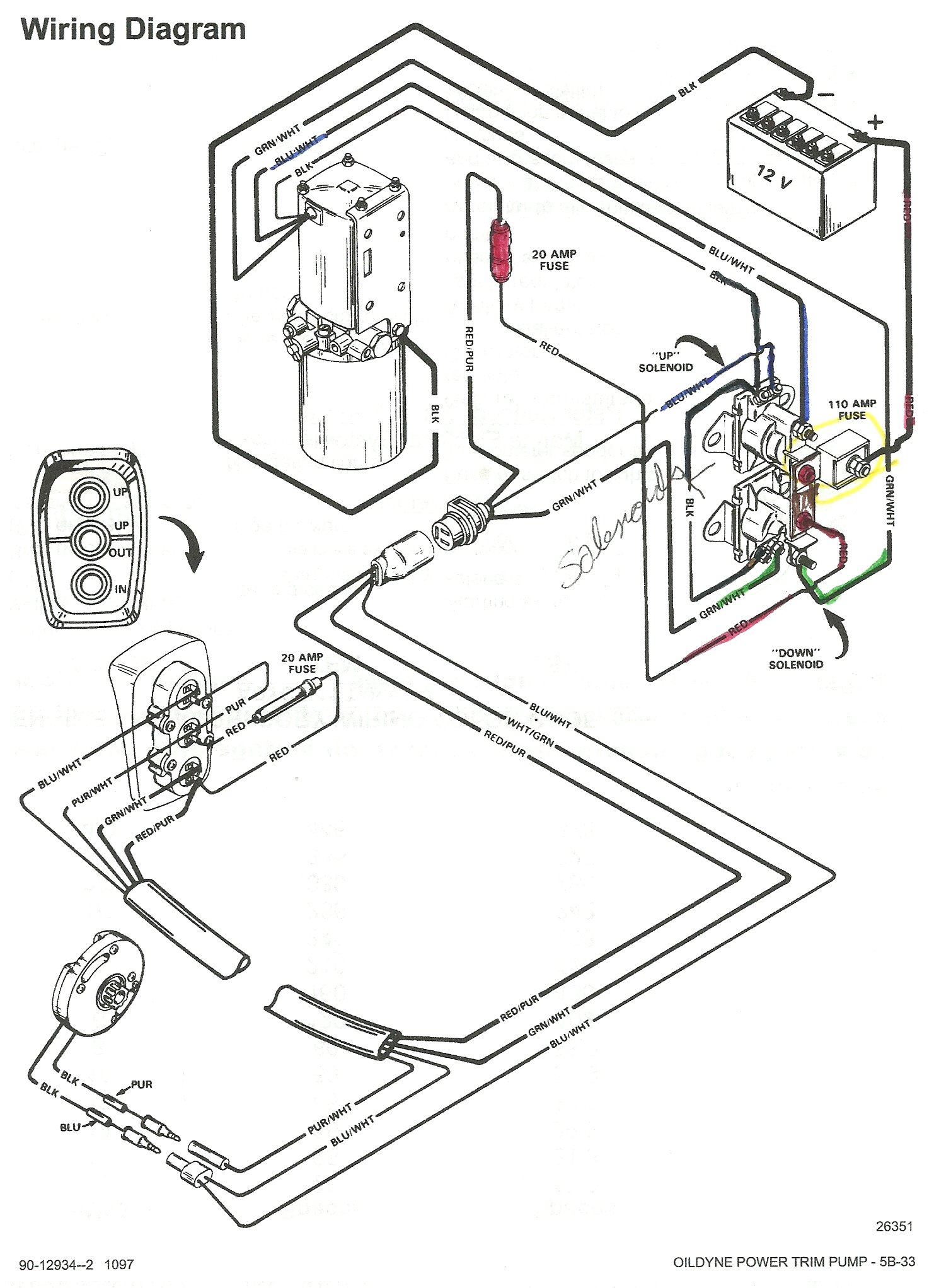 Johnson Trim Gauge Wiring Diagram Mercruiser Trim Motor Wiring Diagram Blog Wiring Diagram
