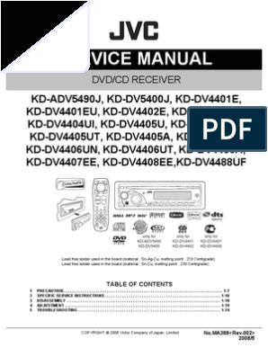 Jvc Kd S39 Wiring Diagram Kd Dv4404 Service Manual Decibel Sampling Signal Jvc Kd S39 Wiring Diagram Kd Dv4404 Service Manual Decibel Sampling Signal
