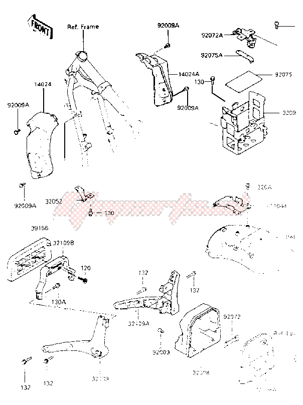 Kawasaki 454 Ltd Wiring Diagram Oem Parts Kawasaki Motorcycle En 450 A 454 Ltd A1 A5