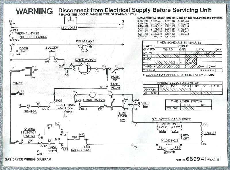 Kenmore Gas Dryer Wiring Diagram Vs 1137 Wiring Diagram for Kenmore Dryer Model 110 Download