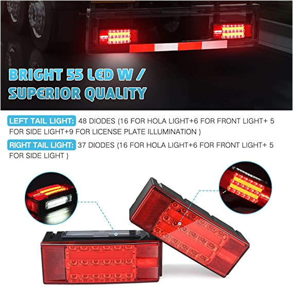 Led Equipped Light Bar Wiring Diagram Kohree New Led Submersible Trailer Tail Light Kit 12v Led Utility Trailer Lights Dot Approval Fully Submersible License Lights and Wiring Kit Led Equipped Light Bar Wiring Diagram Kohree New Led Submersible Trailer Tail Light Kit 12v Led Utility Trailer Lights Dot Approval Fully Submersible License Lights and Wiring Kit