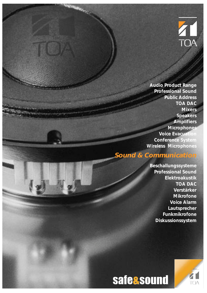 Led Equipped Siren Wiring Diagram toa Audio Catalogue 2001 Manualzz Led Equipped Siren Wiring Diagram toa Audio Catalogue 2001 Manualzz