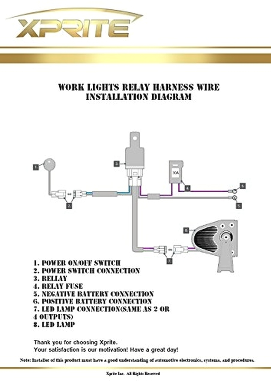 Led Equipped Siren Wiring Diagram Xprite Led Light Bar Wiring Harness with 1 Leg 40 Amp Relay On Off Switch Led Equipped Siren Wiring Diagram Xprite Led Light Bar Wiring Harness with 1 Leg 40 Amp Relay On Off Switch