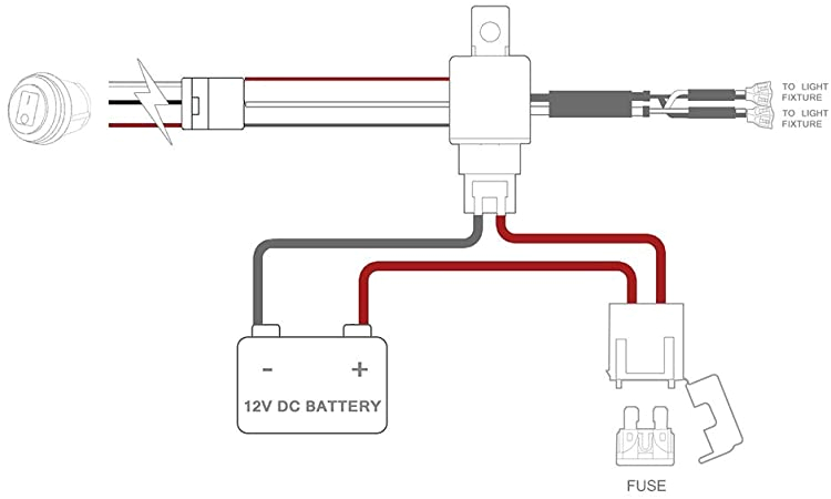 Led Light Bar Wiring Diagram with Relay Mictuning Hd 300w Led Light Bar Wiring Harness Fuse 40amp Relay On Off Waterproof Switch 2lead 12feet 14awg Led Light Bar Wiring Diagram with Relay Mictuning Hd 300w Led Light Bar Wiring Harness Fuse 40amp Relay On Off Waterproof Switch 2lead 12feet 14awg