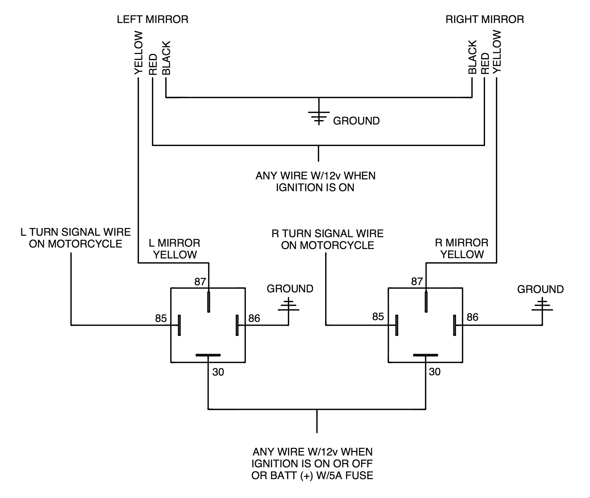 Led Turn Signal Wiring Diagram Adding Rivco Led Mirrors to A Victory Cross Country Motorcycle Led Turn Signal Wiring Diagram Adding Rivco Led Mirrors to A Victory Cross Country Motorcycle